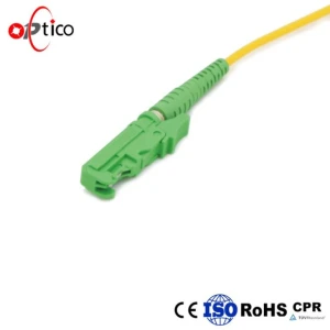 E2000 APC Yagona rejimli G657A2 Fiber Pigtail