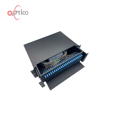 3U tolali patch paneli, 96 SC Simplex ODF