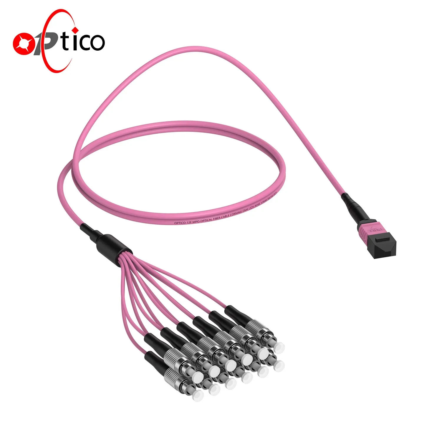 12f mpo-12xfc optik parchalash kabeli